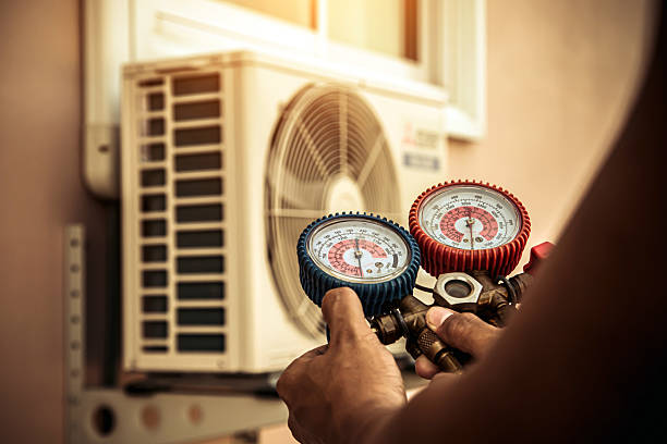 Professional Hvac technician working in Shermans Dale, PA